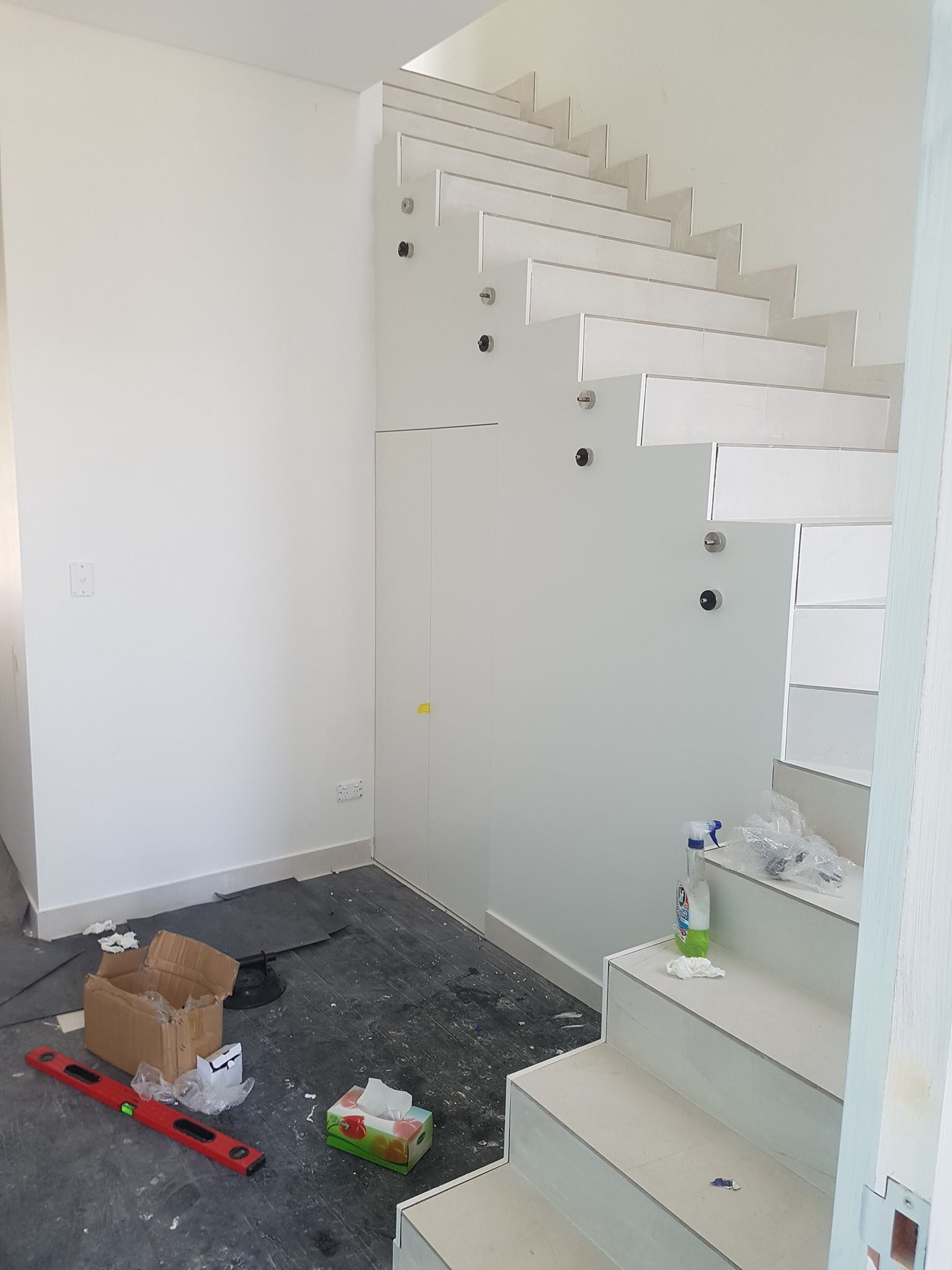 Before glass installation